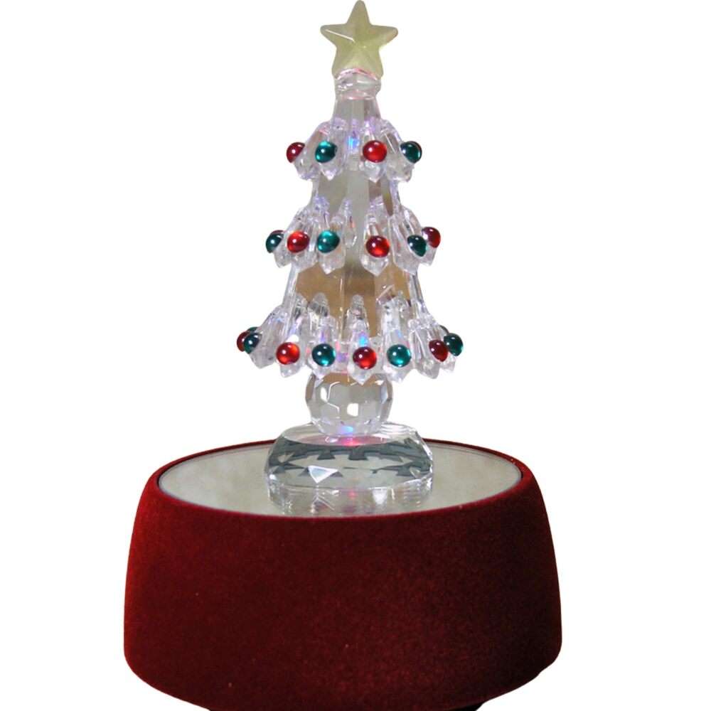 4444 Musical Christmas Decorations - Rotating Base Christmas Tree Music Box